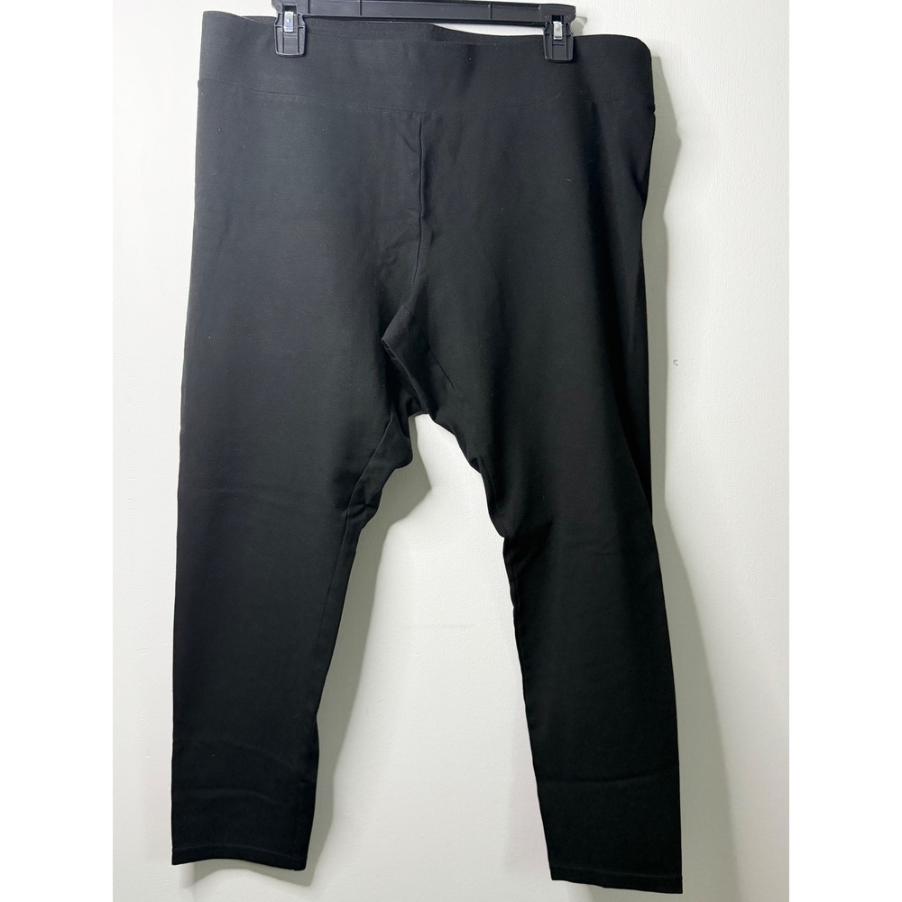 Ann Taylor LOFT Black High Rise Ankle Leggings Size XL Ponte Knit Stretch Pants